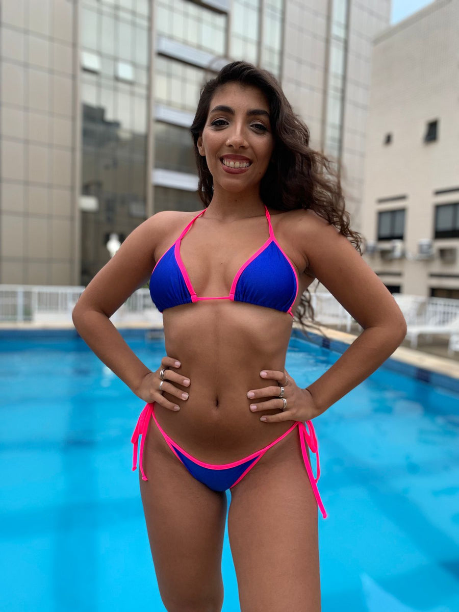 Rio De Janeiro Blue Turquoise Bikini Set. main image 1