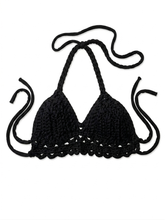 Top Preto Crochet