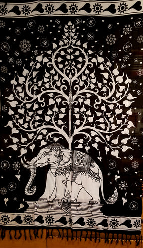 The Elephant Tree in Black