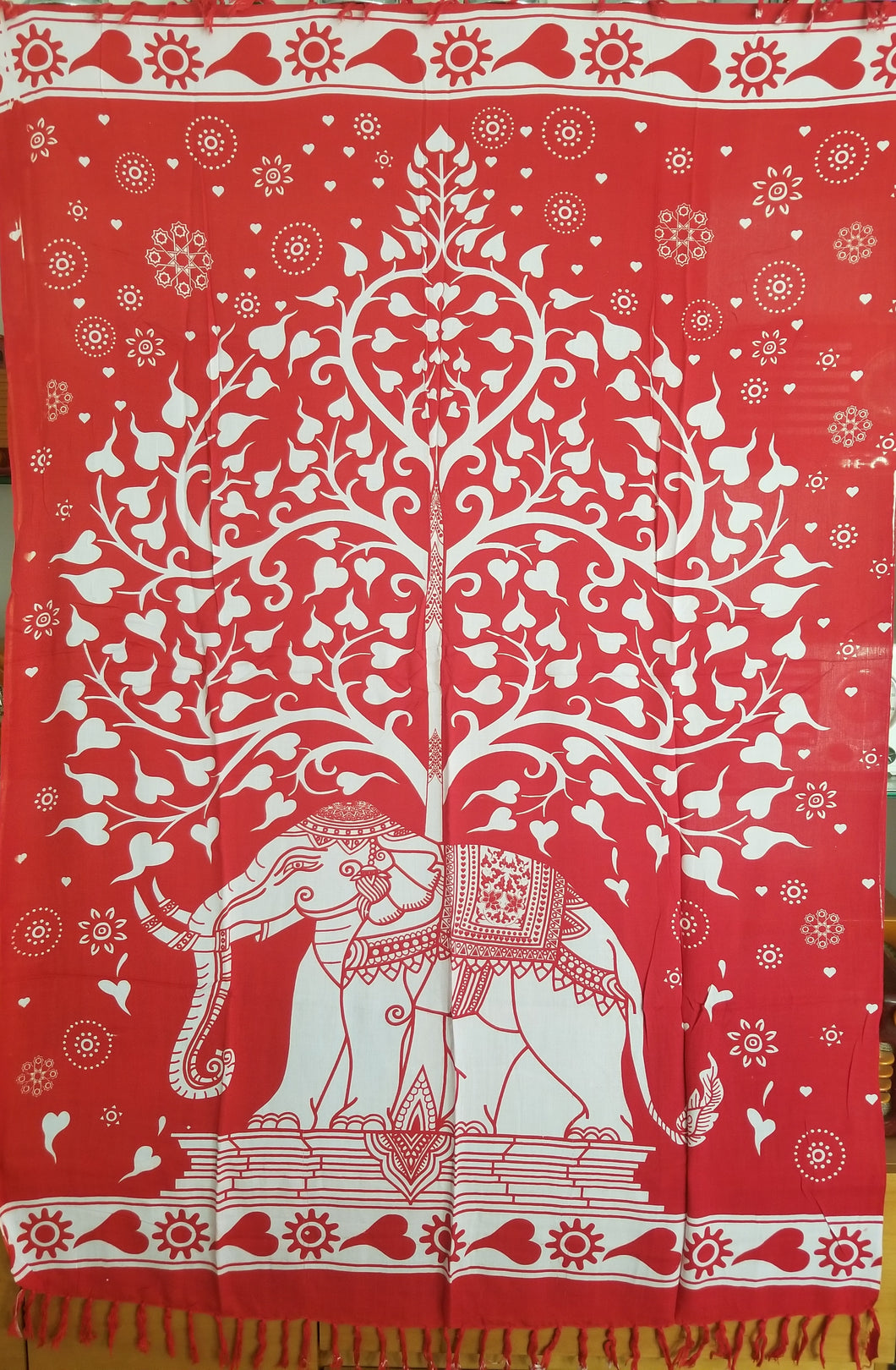 The Elephant Tree in Red